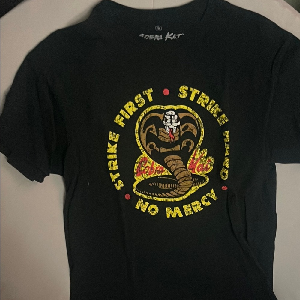 # 135 - Cobra Kai Black Graphic T-Shirt